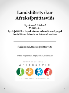 Landslidsstyrkur_afreksithrottasvids_vor_2015